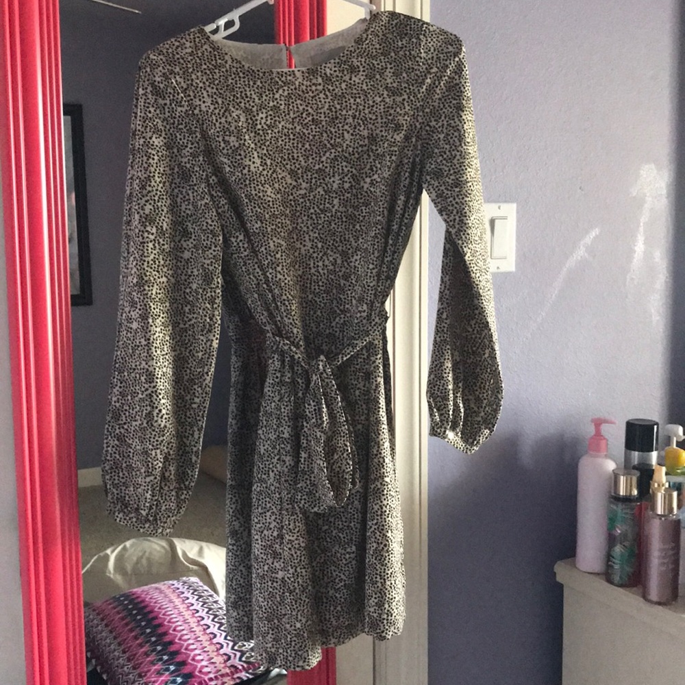 Long Sleeve dress with belt